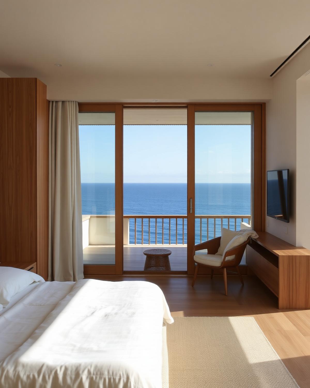 Ocean-view bedroom